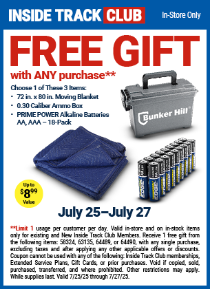 FREE GIFT With ANY Purchase, valid through 7/27/2025.